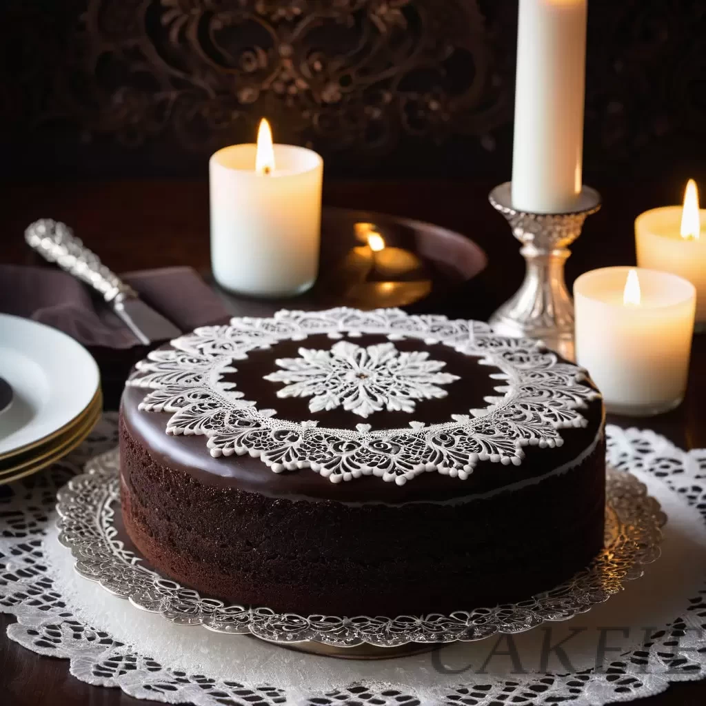 Decorative Chocolate Cake